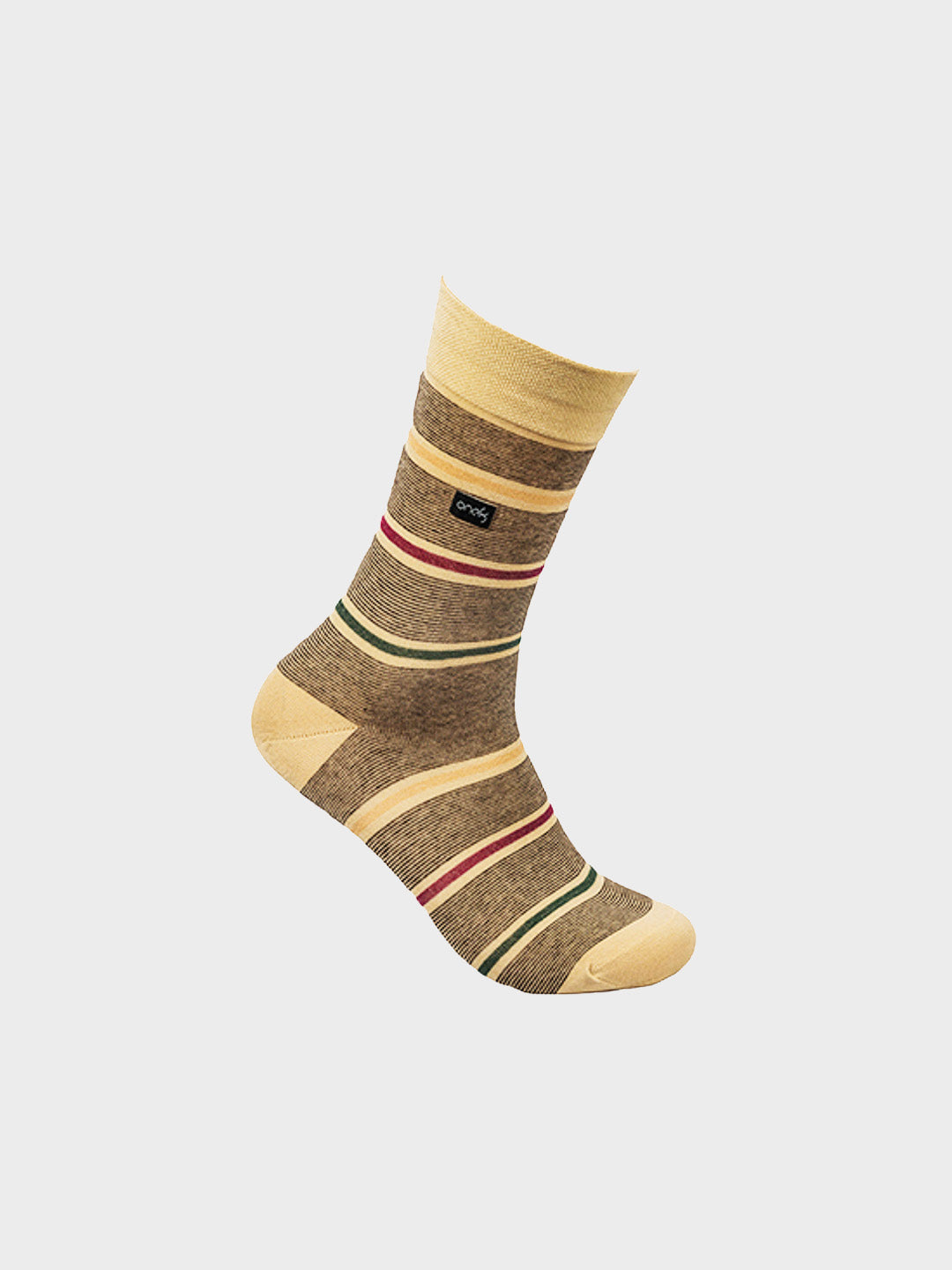 Mercerized Horizontal Stripe Crew Socks (Any 3)