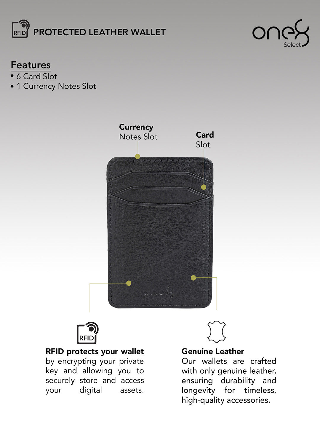 Black Vertical Card Holder