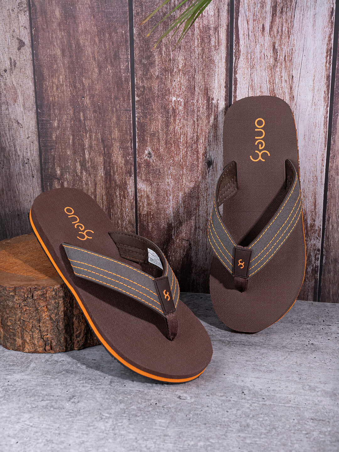 Men's Anti-Skid Rubber Sole Comfort Footbed Water-Resistant Light Weight Flip-Flops