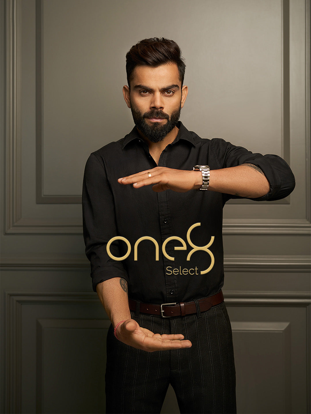 ONE8 Select By Virat Kohli Men's Premium Cotton Handkerchief (Pack of 3)