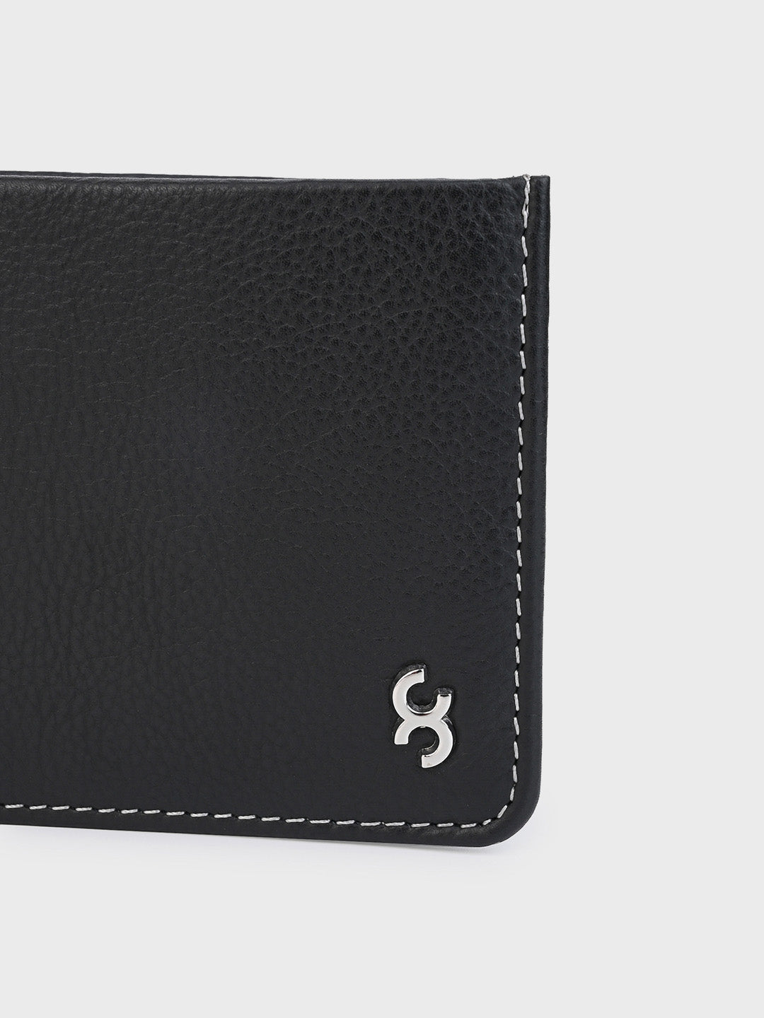 Black Minimalist Leather Wallet