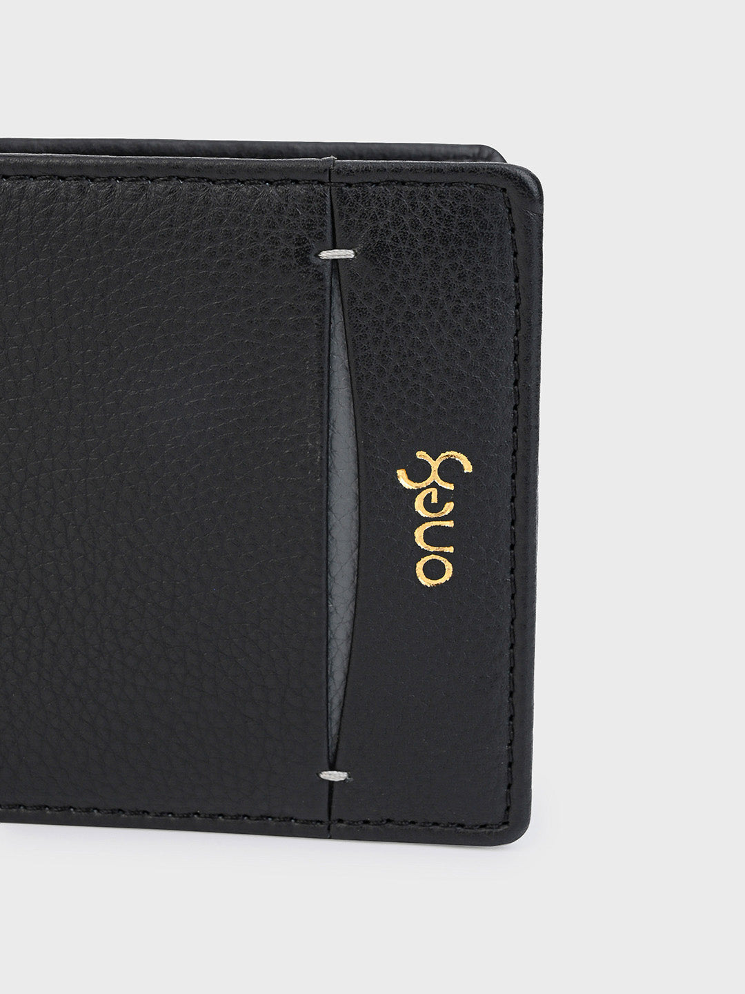 Black Classic Bifold Wallet in Navy