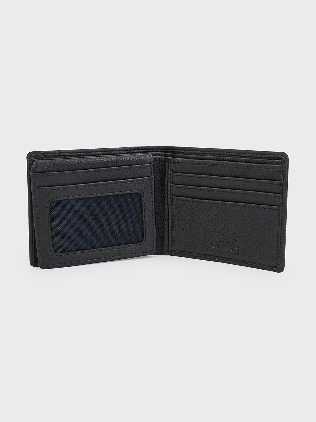 Black Classic Bifold Wallet in Navy