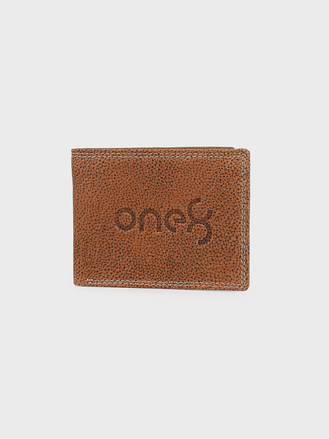 Tan Textured Leather Wallet