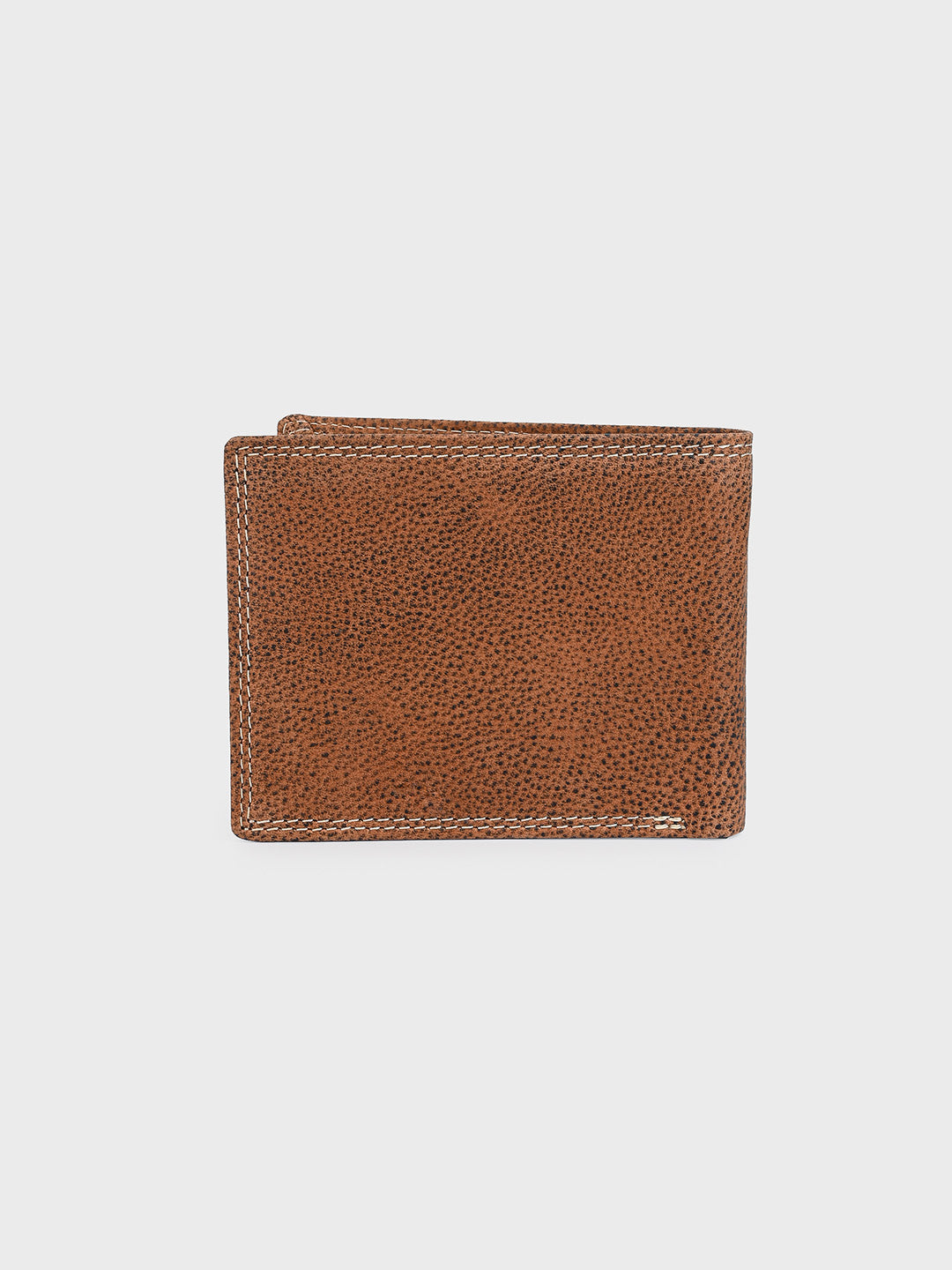 Tan Textured Leather Wallet