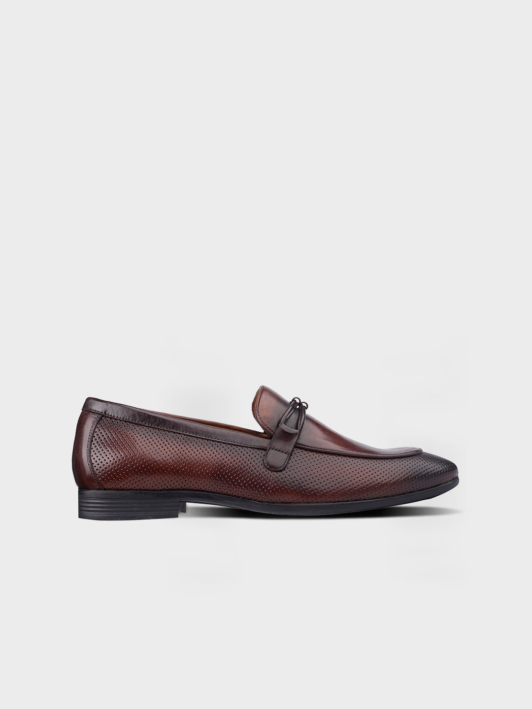 Classic Tan Leather Slip-On Loafers for Men